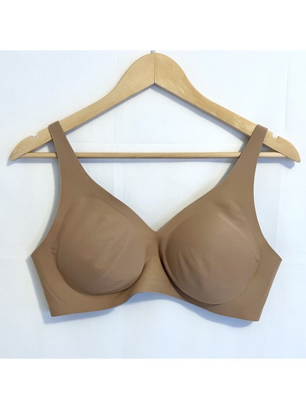 Knix Revolution V-Neck Wireless Bra Nude Brown Women’s L+